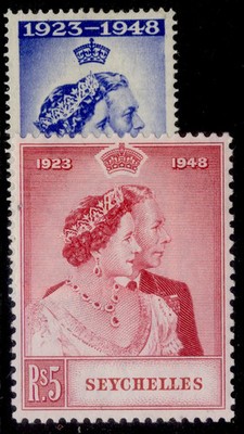 seychelles-gvi-sg152-153-1948-royal-silver-wedding-set-m-mint-cat-22