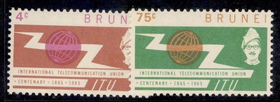 brunei-qeii-sg132-133-1965-itu-centenary-set-nh-mint