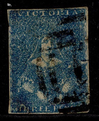 australia-victoria-qv-sg11-3d-blue-shades-used-cat-110