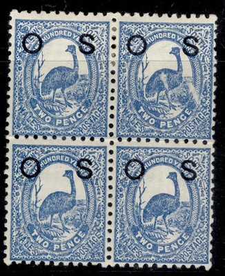 australia-new-south-wales-qv-sg-o21c-2d-blue-m-mint-cat-38-perf-11x12-block