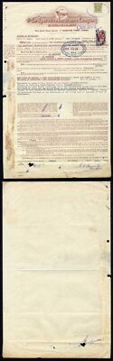 australia-insurance-policy-with-nsw-3-duty-stamp-and-malaya-stamp
