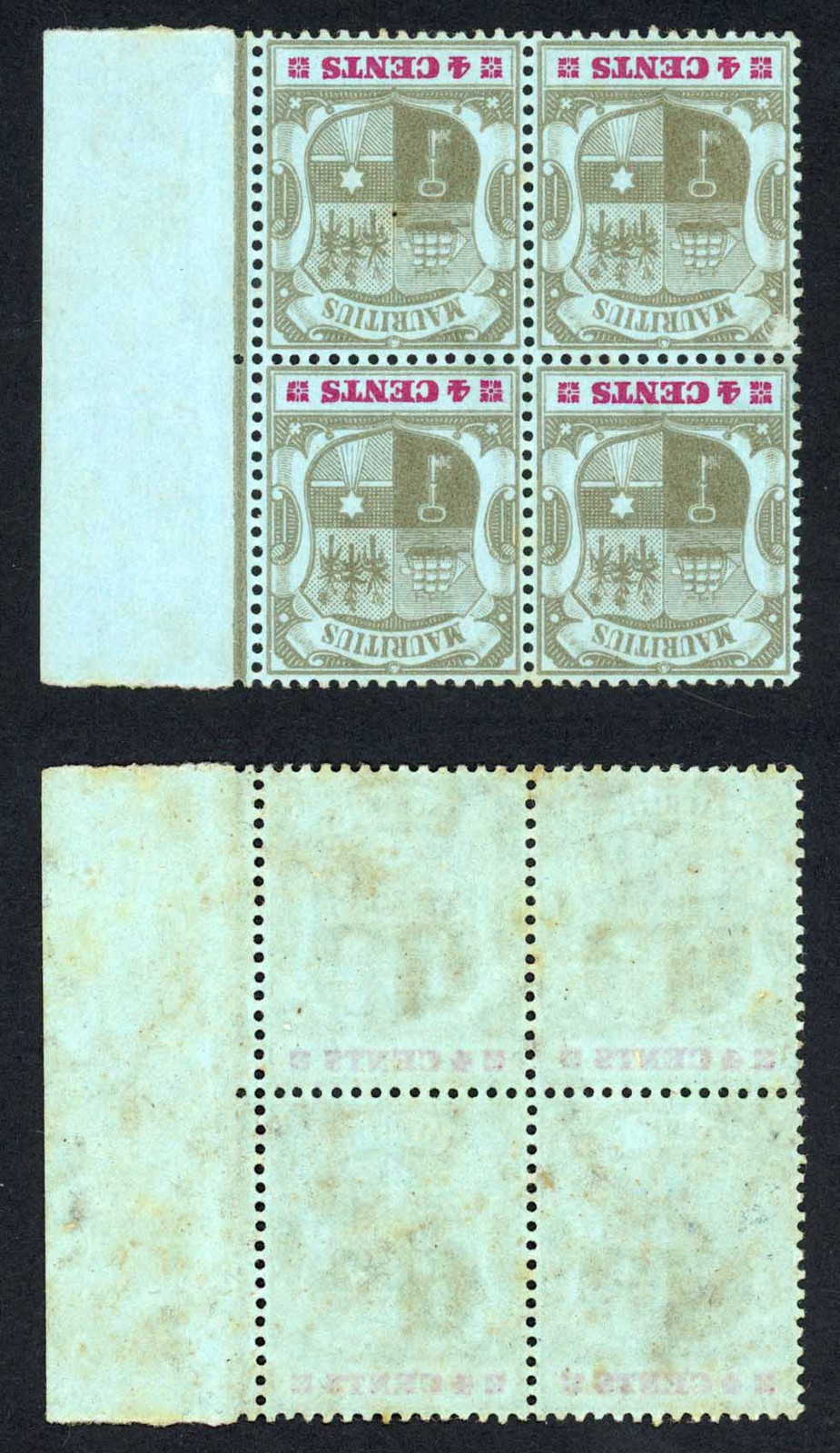mauritius-sg143a-4c-wmk-crown-ca-inverted-block-no-gum-cat-116-pounds