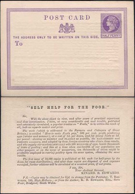 cp1-qv-1-2d-lilac-postcard-size-e-self-help-for-the-poor-printed-on-reverse