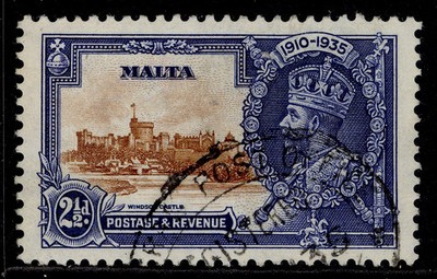 malta-qv-sg211-2d-brown-deep-blue-fine-used