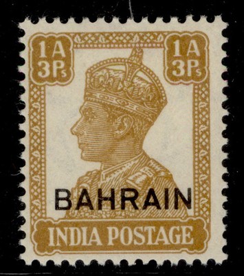 bahrain-gvi-sg42-1a-3p-bistre-nh-mint-cat-10