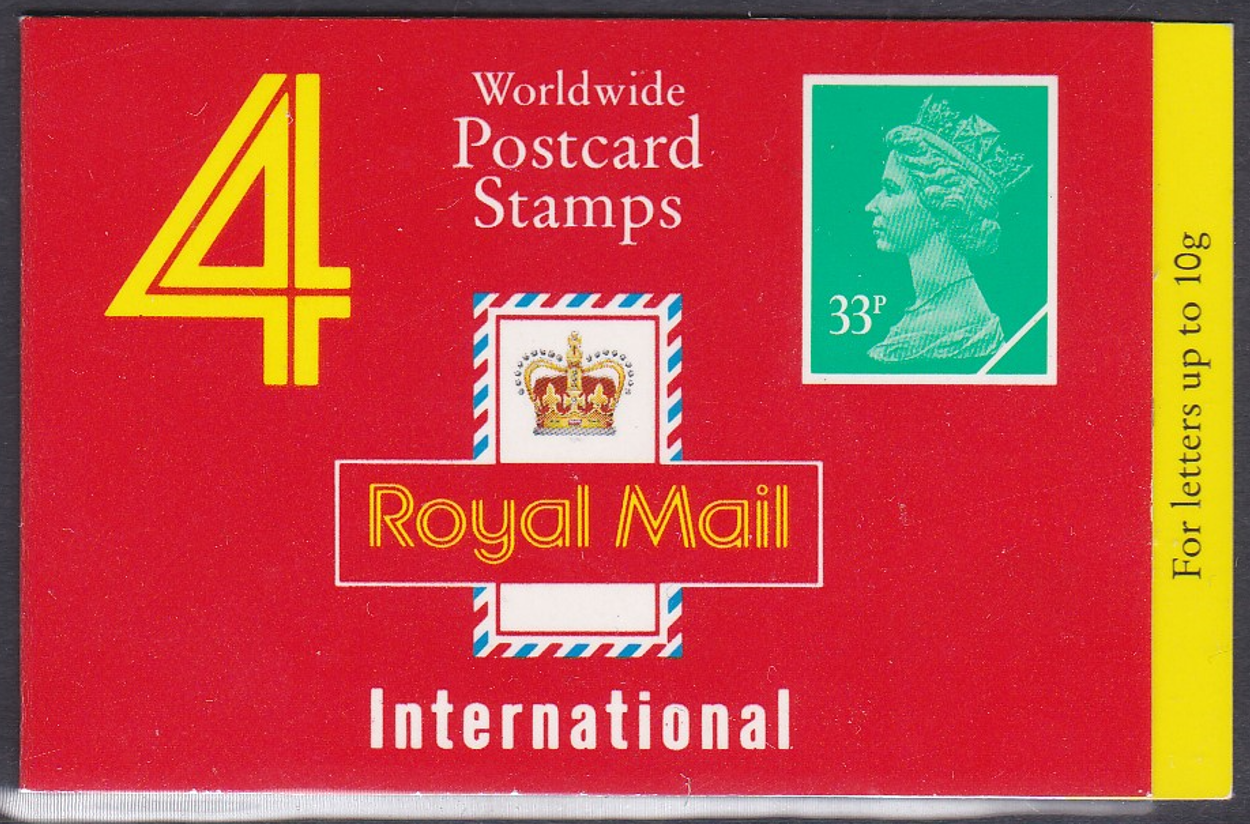gj1-barcode-booklet-4-x-33p-worldwide-postcard-stamps-cylinder-w1w1w1