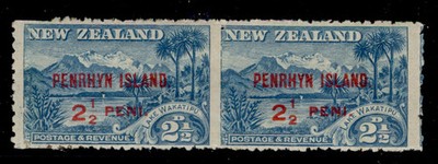 cook-islands-penrhyn-island-edvii-sg1a-2d-blue-p-spaced-in-pair-m-mint