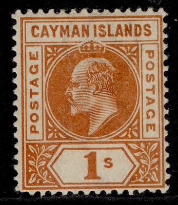 cayman-islands-edvii-sg7-1s-orange-m-mint-cat-65