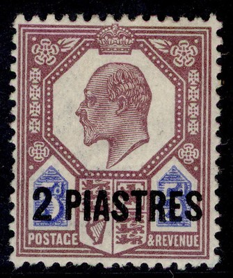 british-levant-gv-sg30-2pi-on-5d-dull-reddish-purple-brt-blue-m-mint-cat-30
