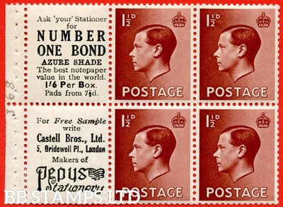 sg-459a-pb5-4-1d-brown-a-mounted-mint-booklet-pane-of-6-number-o-b69021