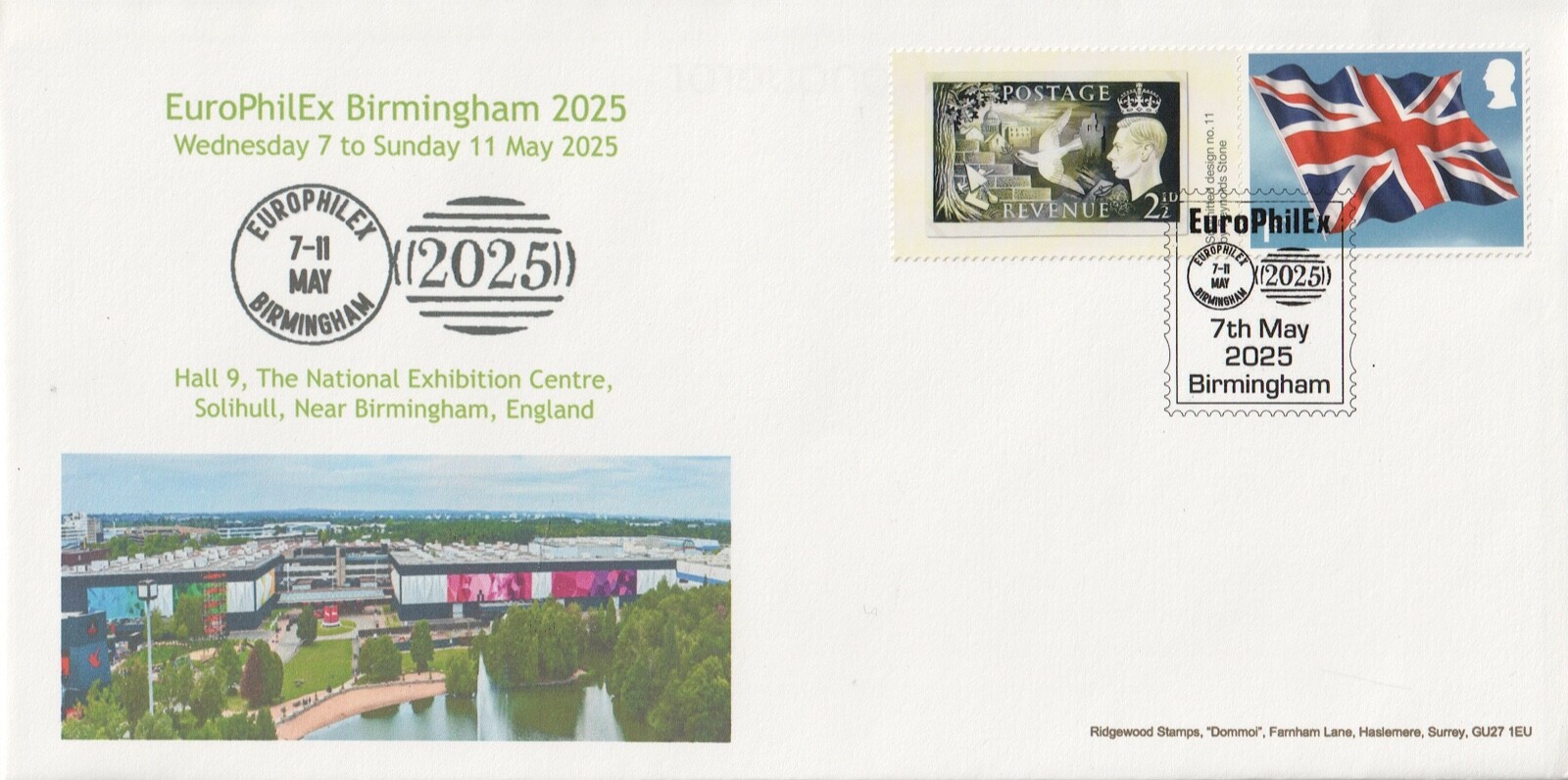 2025-europhilex-2025-collector-smilers-sheet-special-hand-stamp-cover-07-05-25