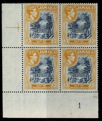 jamaica-gvi-sg132b-5s-slate-blue-yellow-orange-nh-mint-cat-60-block