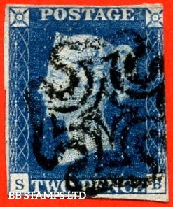 sg-4-d1-1-uc-ds7-sb-2d-deep-blue-plate-2-a-good-used-example-b90781