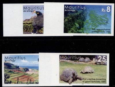 mauritius-qeii-sg1146-1149-2006-ecology-set-of-marginal-imperf-proofs-nh-mint