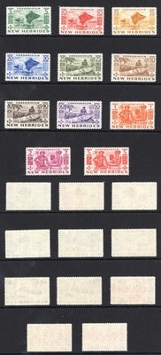 new-hebrides-sg68-78-1953-set-of-11-superb-u-m-cat-42-pounds