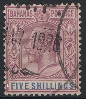 bahamas-1921-5s-wmk-script-fu-sg124-c65
