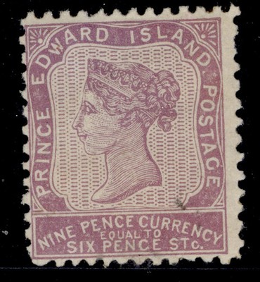 canada-prince-edward-island-qv-sg20-9d-reddish-mauve-m-mint-cat-120