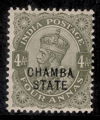 indian-states-chamba-gv-sg49-4a-olive-m-mint