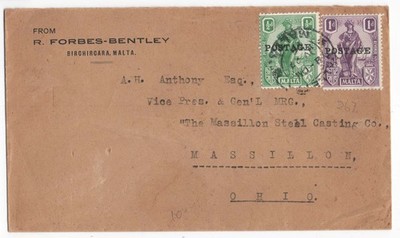 malta-1926-neat-forbes-bentley-printed-cover-to-ohio-franked-d-1d-postage