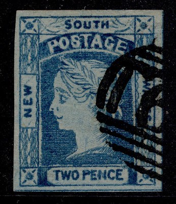 australia-new-south-wales-qv-sg58-2d-ultramarine-fine-used-cat-38