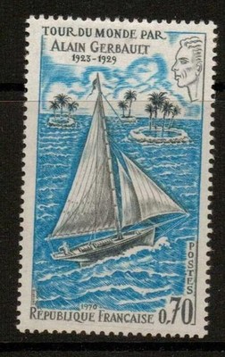 france-sg1855-1970-alain-gerboults-world-voyage-mnh