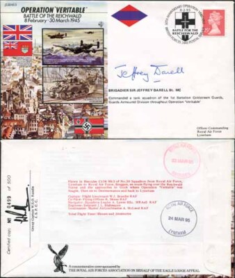 js45-3c-50th-ann-war-ii-operation-veritable-brig-sir-j-dareli-cdr-tank-sqn-b