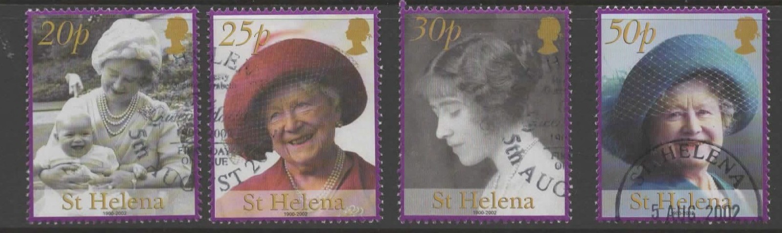 st-helena-sg867-70-2002-queen-mother-comemoration-used