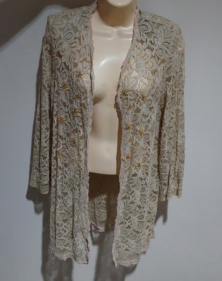 tailor-made-womens-lace-jacket-style-3-4-length-sleeved-wrap-pre-loved