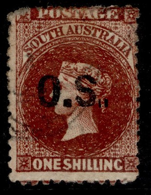 australia-south-australia-qv-sg-o27-1s-red-brown-used