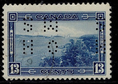 canada-gvi-sg-o127-13c-blue-fine-used