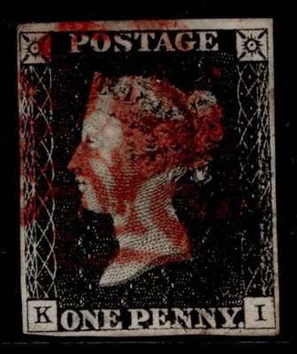 gb-qv-sg2-1d-black-plate-2-fine-used-cat-575-red-mx-bleute-paper-ki