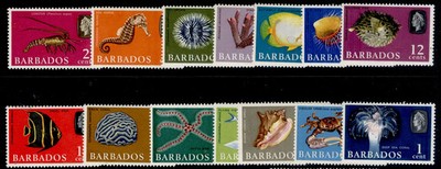 barbados-qeii-sg342-355a-1966-69-complete-set-m-mint-cat-45