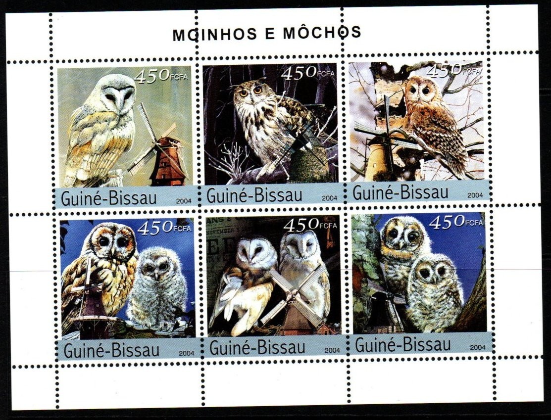 guinea-bissau-mi-2755-60-2004-owls-sheetlet-mnh
