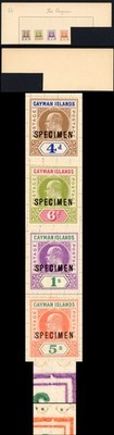 cayman-is-sg13-6s-1907-set-of-four-opt-specimen-the-1-and-5-slotted-frame