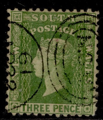 australia-new-south-wales-qv-sg226f-3d-yellow-green-fine-used