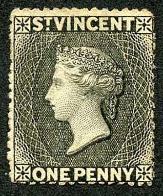 st-vincent-sg18-1d-black-wmk-small-star-upright-perf-about-15-mint-no-gum-cat-70
