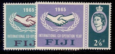 fiji-qeii-sg343-344-1965-intl-co-operation-set-nh-mint
