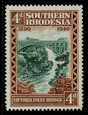 southern-rhodesia-gvi-sg58-4d-green-brown-m-mint
