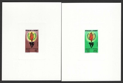 dahomey-1963-epreuve-de-luxe-for-human-rights-6f-as-sg201-ditto-for-sg203