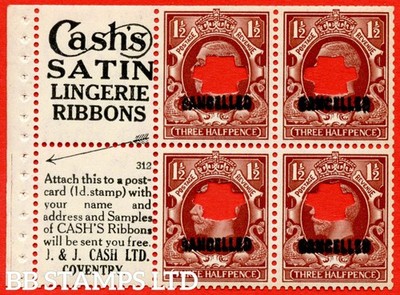 sg-441e-nb27v-4-1d-red-brown-an-unmounted-mint-booklet-pane-of-6-b93062
