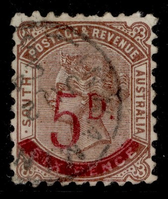 australia-south-australia-qv-sg230-5d-on-6d-pale-brown-fine-used