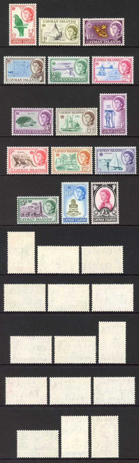 cayman-is-sg165-79-1962-set-of-15-u-m-cat-110-pounds