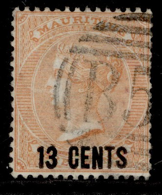 mauritius-qv-sg86-13c-on-3d-orange-red-used-cat-60