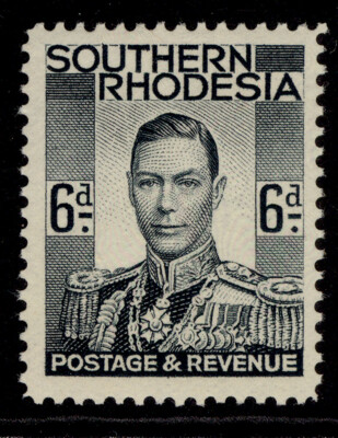 southern-rhodesia-gvi-sg44-6d-grey-black-m-mint