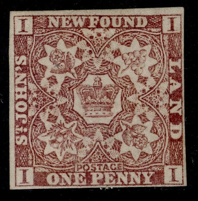 canada-newfoundland-qv-sg16-1d-chocolate-brown-unused-cat-350
