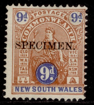 australia-new-south-wales-edvii-sg330s-9d-brn-ultram-unused-cat-50-specimen