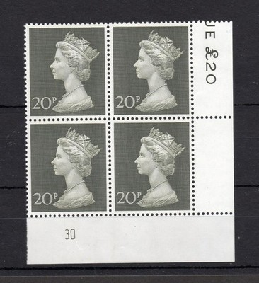 20p-machin-unmounted-mint-plate-30-block