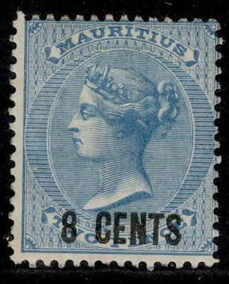 mauritius-qv-sg85-8c-on-2d-blue-m-mint-cat-100