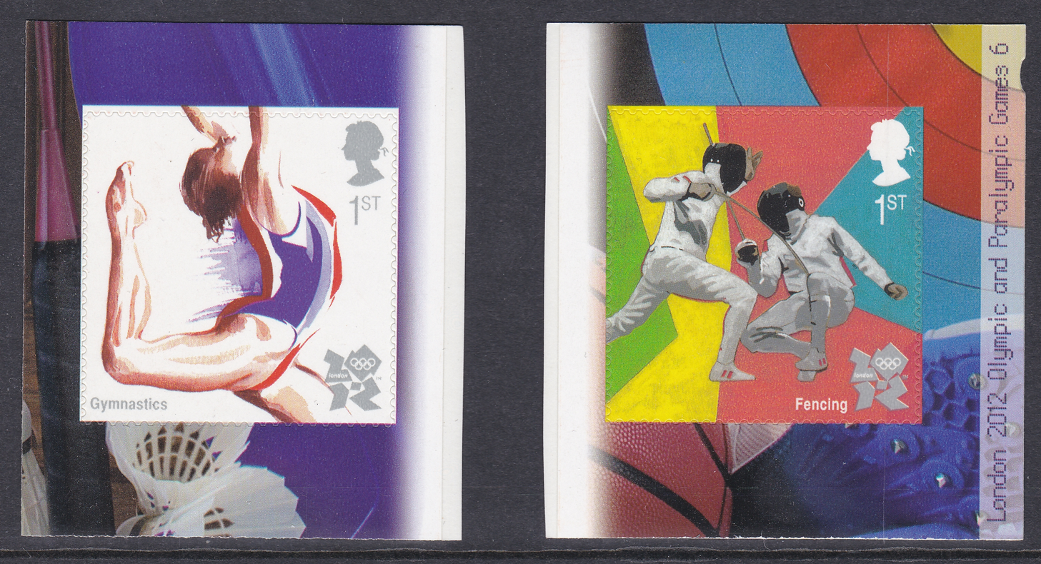 pm32-2011-sg3206a-b-olympics-gymnastics-fencing-singles-from-pm-booklet-u-m