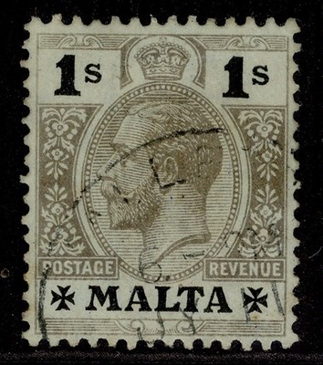 malta-gv-sg81b-1s-blue-green-olive-back-fine-used-cat-40